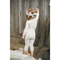Ladida Layette Circle Floral Suspender Set