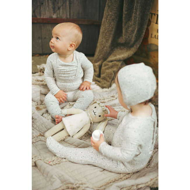 Ladida Layette Teal Liana Romper + Bonnet + Blanket