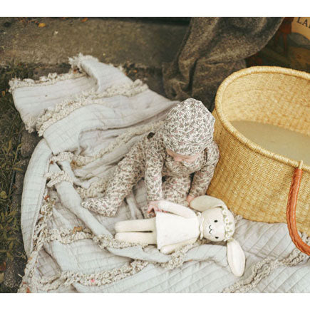 Ladida Layette Mauve Garden Romper + Hat