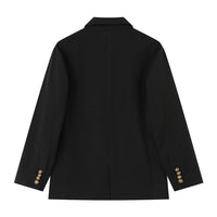 Coco Blanc Black Woven Blazer