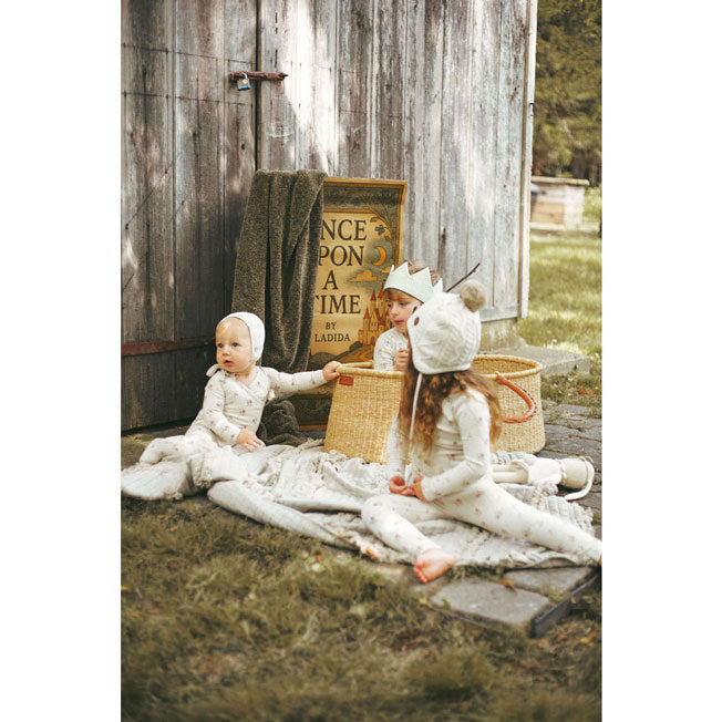 Ladida Layette Blue Watercolor Pajama Set
