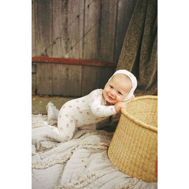 Ladida Layette Pink Watercolor Romper