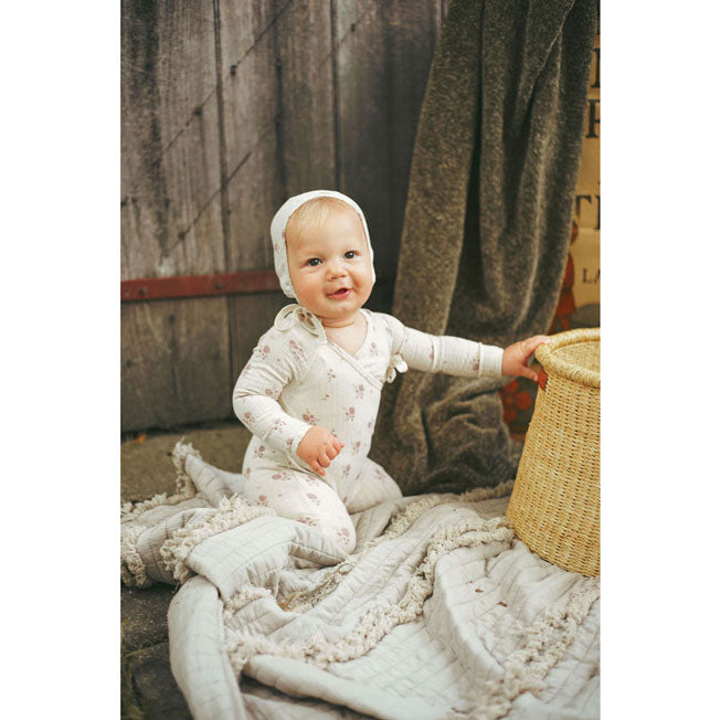 Ladida Layette Pink Watercolor Romper