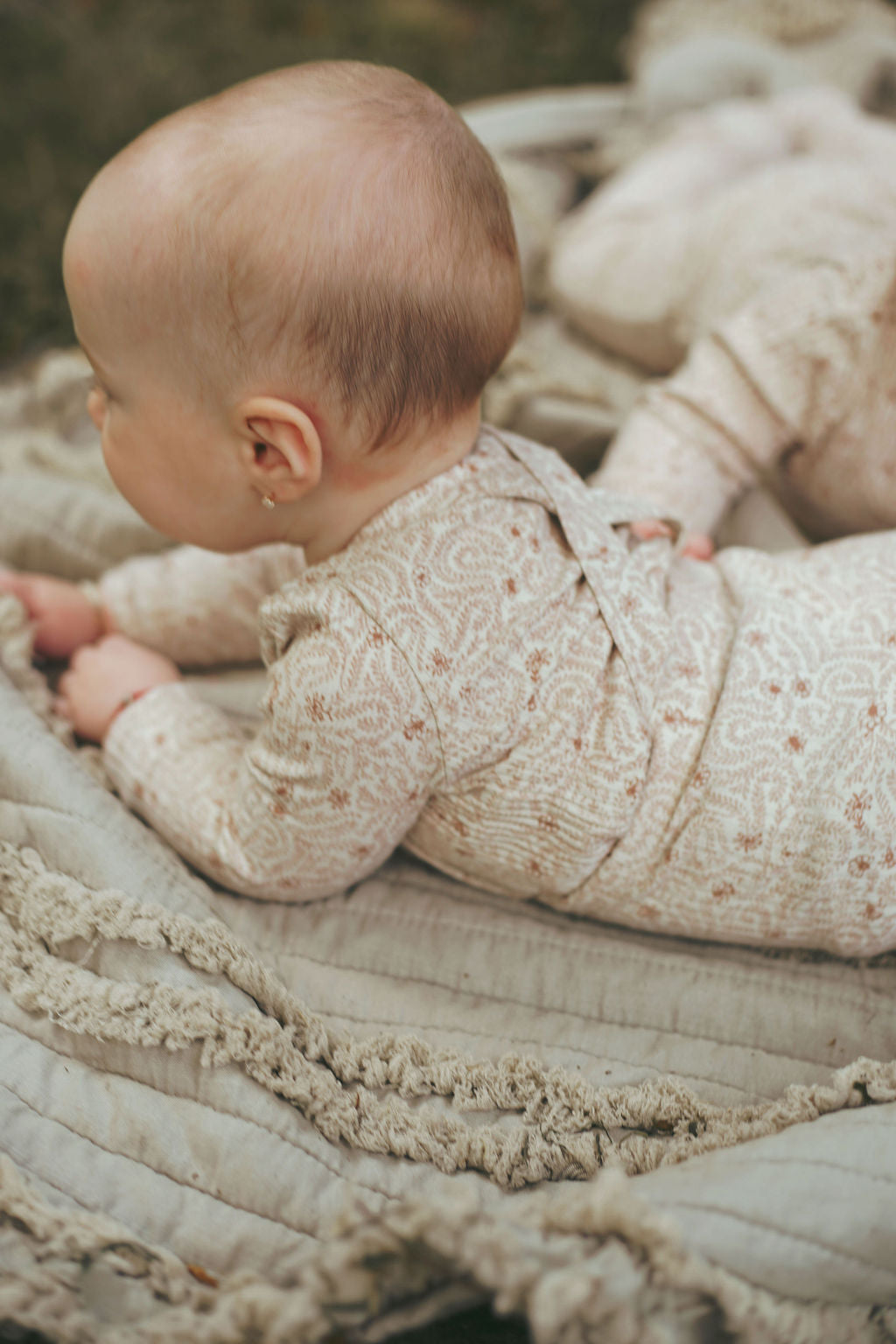 Ladida Layette Mauve Liana Suspender Set