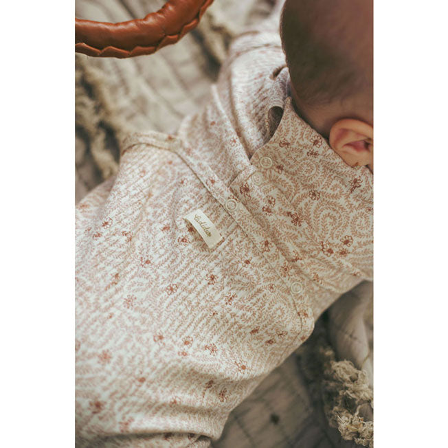 Ladida Layette Mauve Liana Romper + Bonnet + Blanket