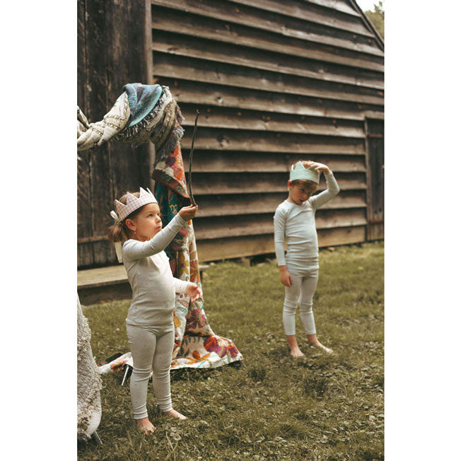 Ladida Layette Rose Demask Pajama Set