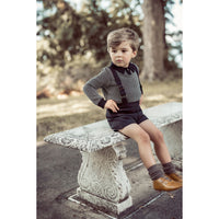 Coco Blanc Black/White Collared Sweater
