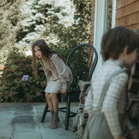 L by Ladida Taupe Wool Short Overalls
