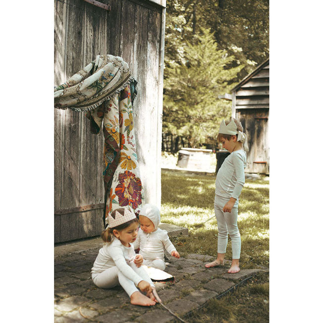 Ladida Layette Rose Demask Pajama Set