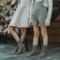 L by Ladida Taupe Plaid Turtleneck
