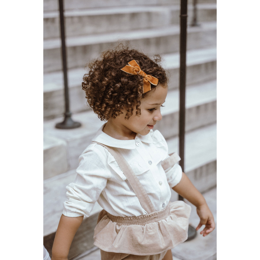 Coco Blanc Cream Ruffle Blouse