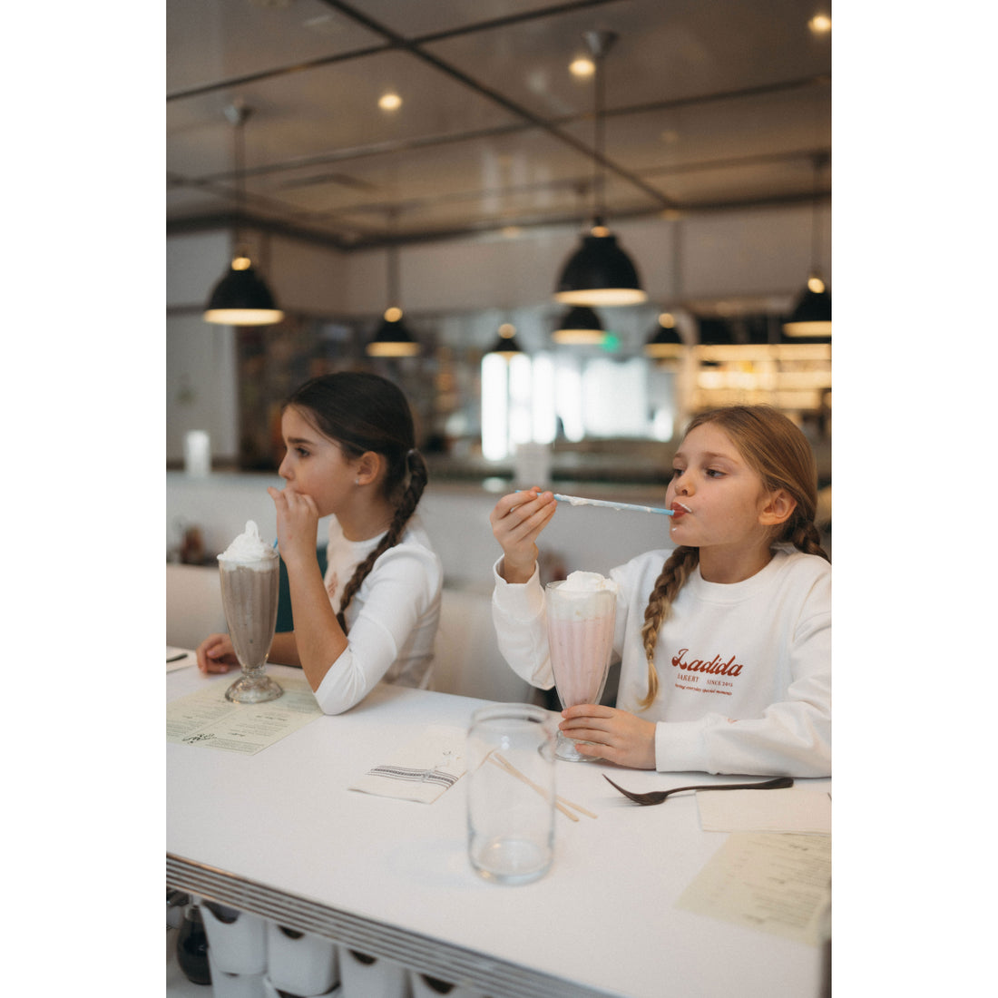 L by Ladida White Bakery Sweatshirt