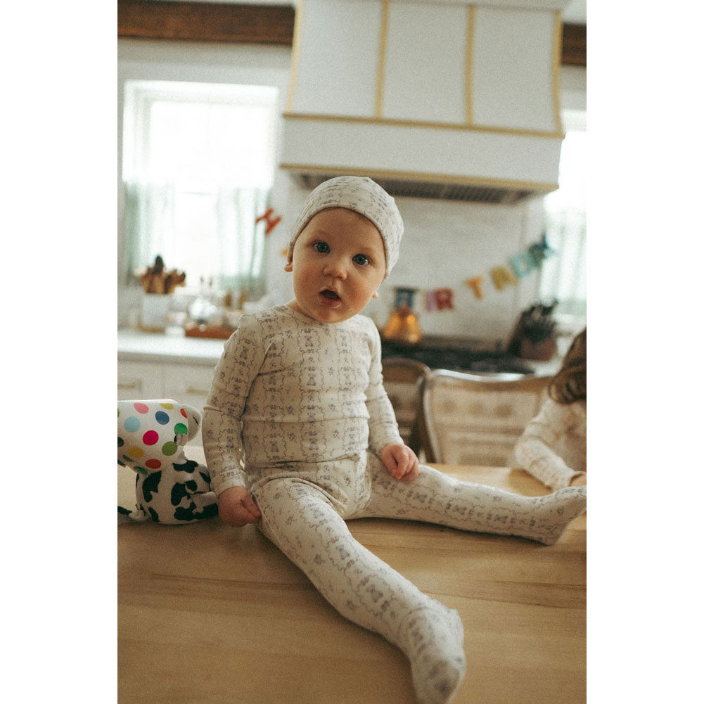 Ladida Layette Blue Teddy Romper + Hat + Blanket