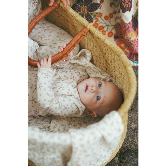 Ladida Layette Sketched Floral Romper