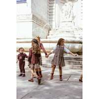 Coco Blanc Burgundy Long Knit Romper