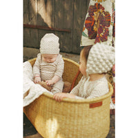 Ladida Layette Wheat Pattern Romper + Hat + Blanket