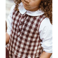 Coco Blanc Burgundy Gingham Jumper