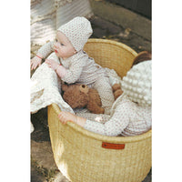 Ladida Layette Wheat Pattern Romper