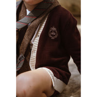 Coco Blanc Burgundy Cardigan