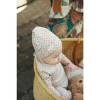Ladida Layette Wheat Pattern Romper
