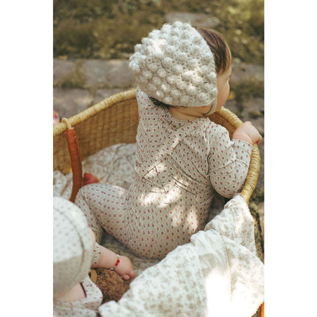 Ladida Layette Wheat Pattern Suspender Set