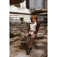 Coco Blanc Burgundy Raglan Sweater
