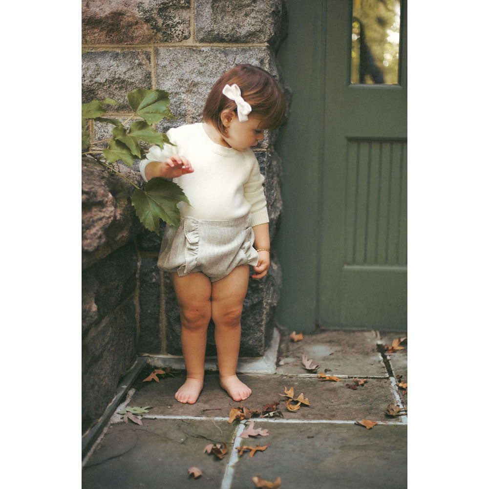 Coco Blanc Ruffle Bloomer