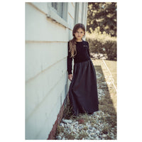 Coco Blanc Black Cabled Robe