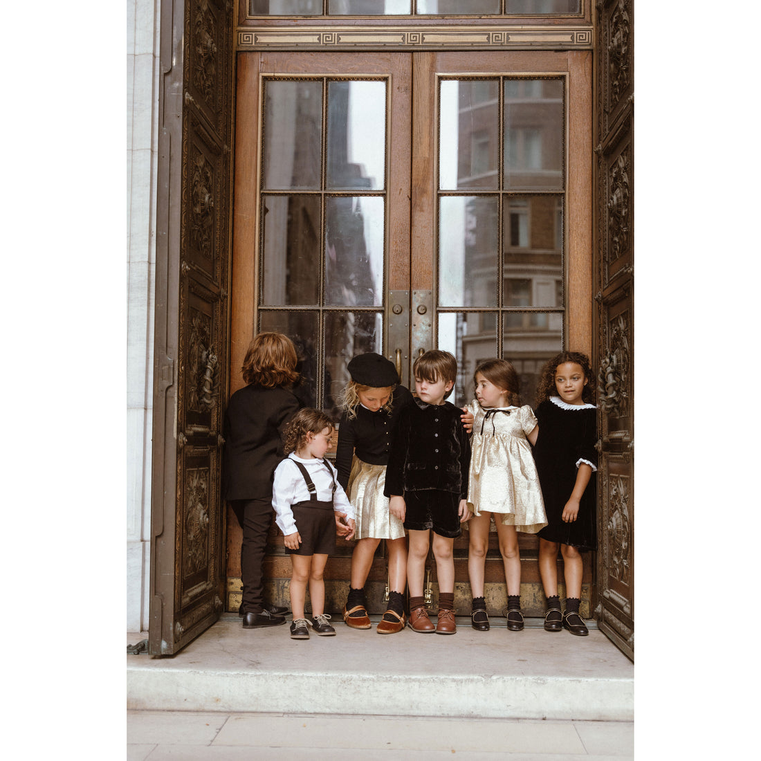 Coco Blanc Black Suspender Overalls