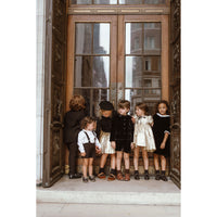 Coco Blanc Black Suspender Overalls