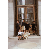 Coco Blanc Gold Jaquard Dress