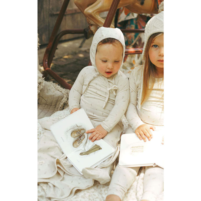 Ladida Layette Blush Tiny Bud Romper