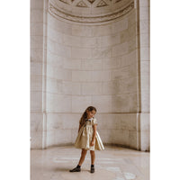 Coco Blanc Gold Jaquard Dress