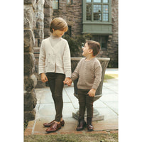 Coco Blanc Mocha Cable Crew Sweater