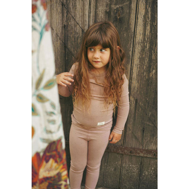 Ladida Layette Pink Heart Pajama Set