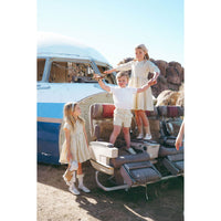 Coco Blanc White Peter Pan Linear Shirt