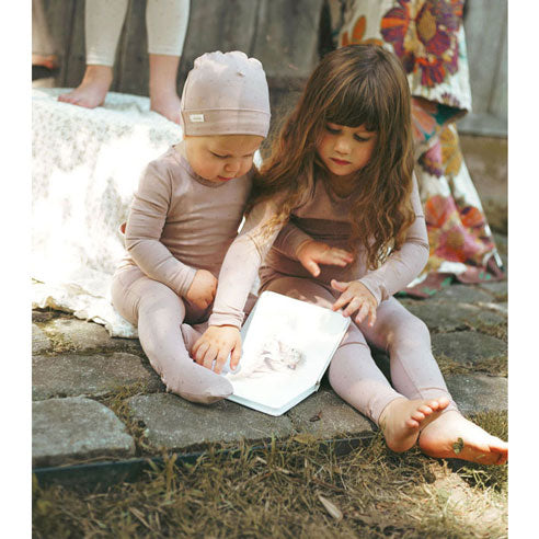 Ladida Layette Pink Heart Romper + Hat