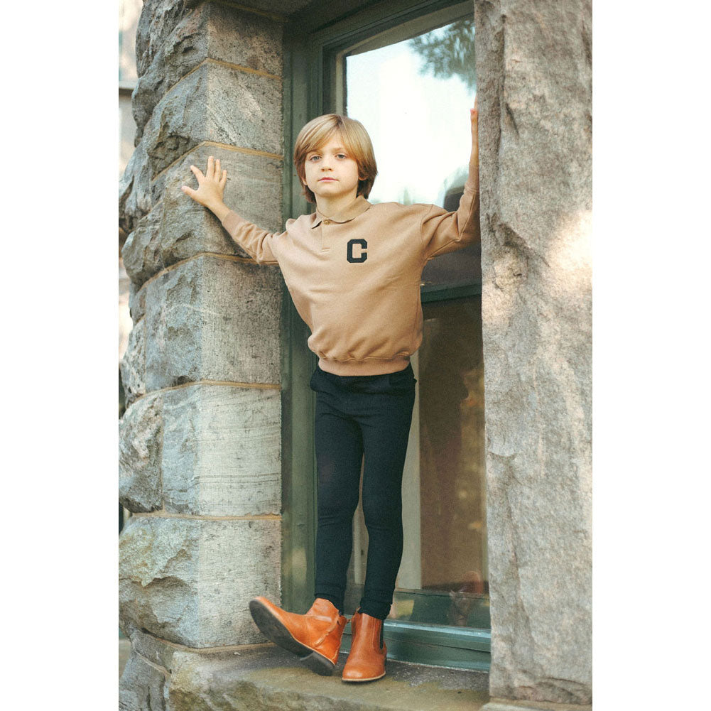 Coco Blanc Nutmeg Boys Polo