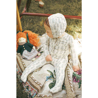 Ladida Layette Blue Wisteria Romper + Bonnet + Blanket