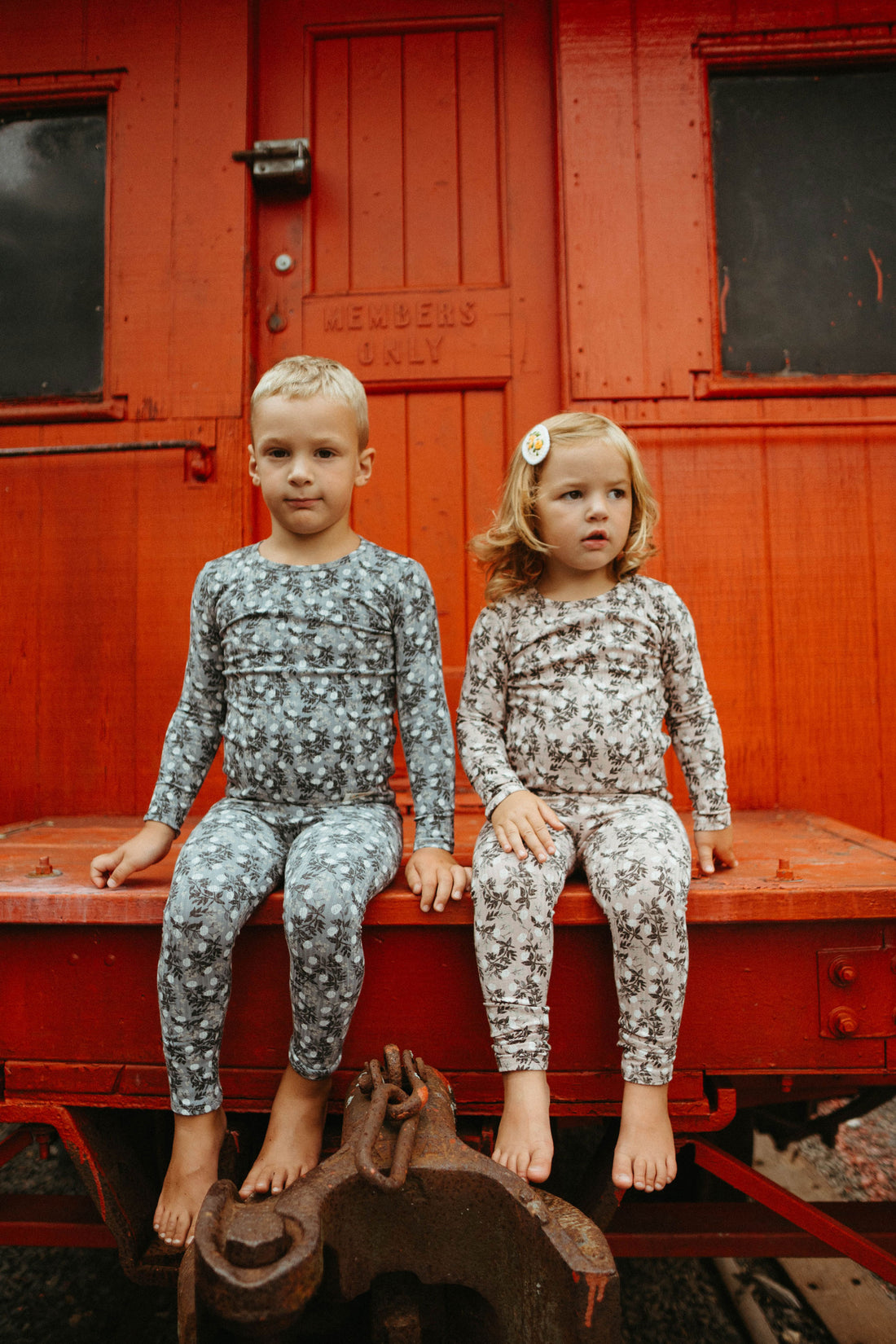 Ladida Layette Blue Clover Pajamas