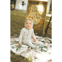 Ladida Layette Blue Wisteria Romper