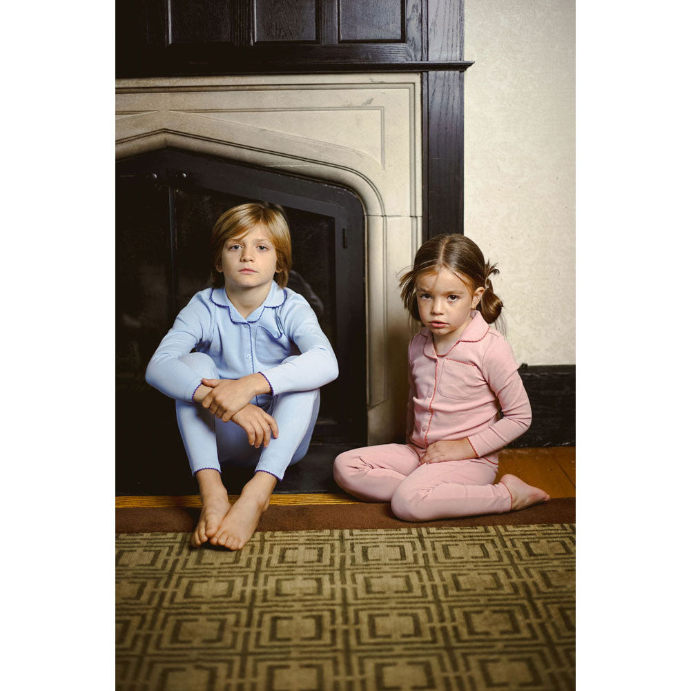 Coco Blanc Smoky Rose Cotton Grandpa Pjs