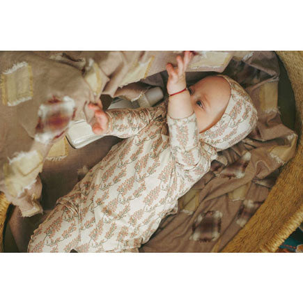 Ladida Layette Pink Wisteria Romper