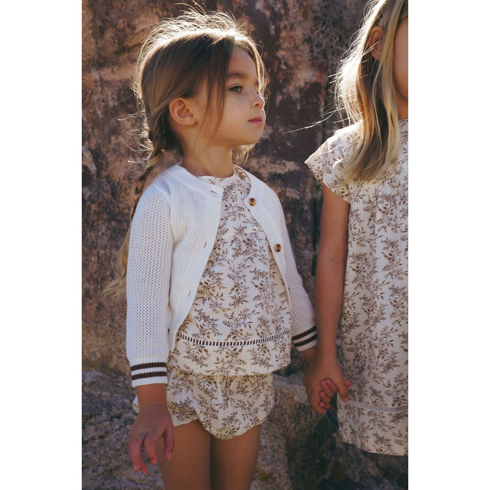 Coco Blanc Cream Crochet Cardigan