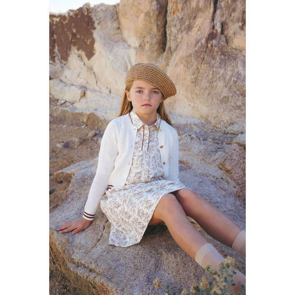Coco Blanc Cream Crochet Cardigan