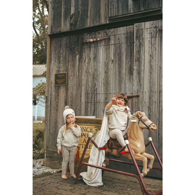 Ladida Layette Mauve Garden Sweatshirt Set