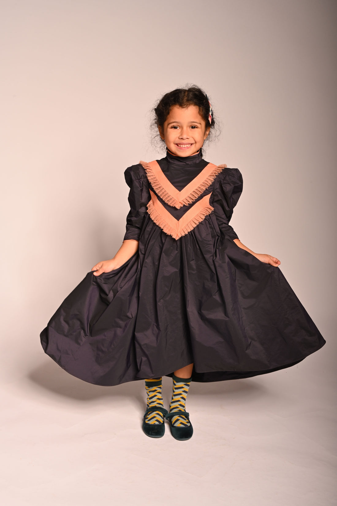 Tia Cibani Twilight Holly 3/4 Sleeve Maxi Dress