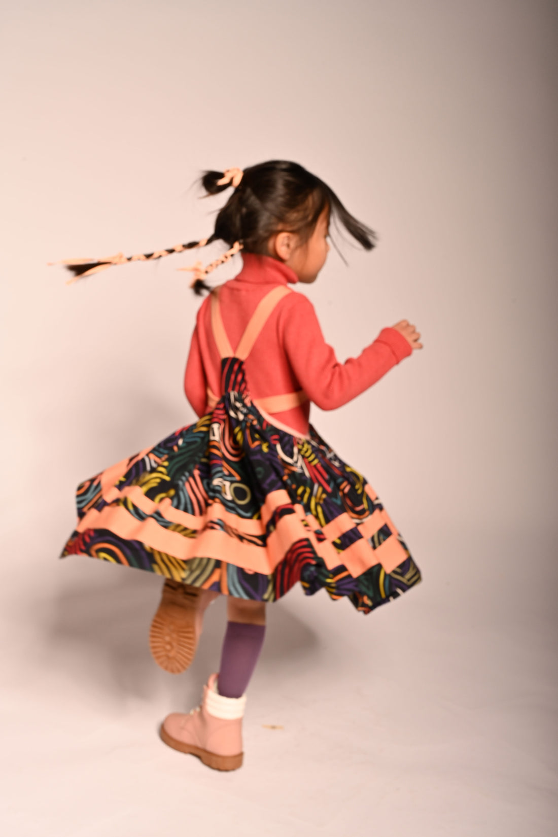 Tia Cibani Rainbow Ivy Jalisco Apron Frock