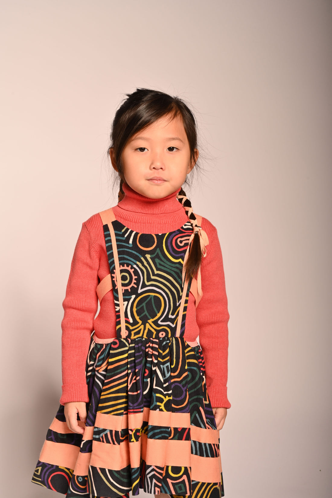 Tia Cibani Rainbow Ivy Jalisco Apron Frock