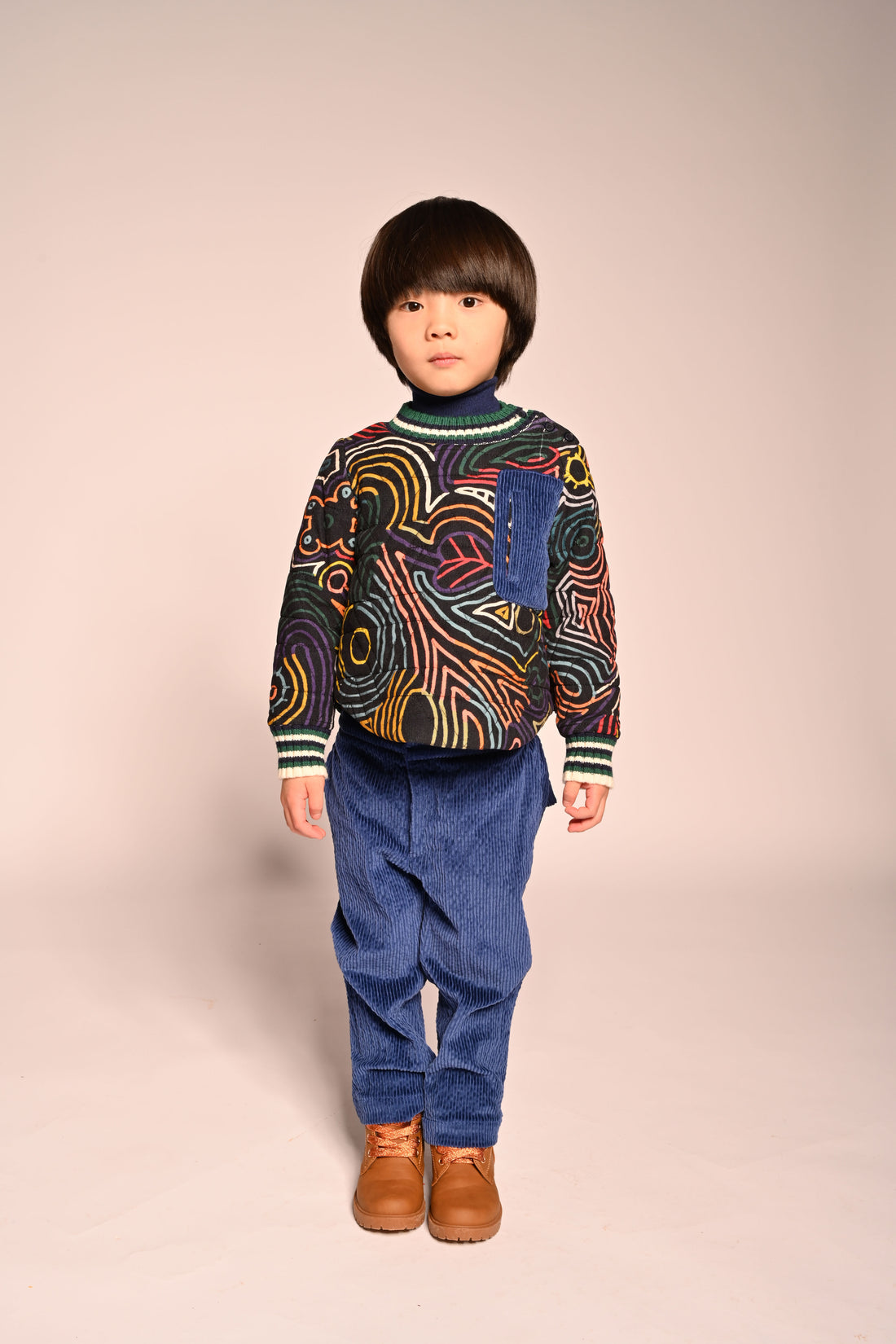 Tia Cibani Rainbow Mountain Peaks  Sweatshirt